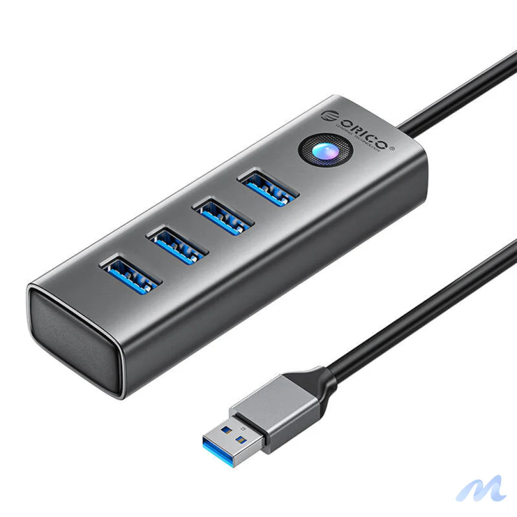 Orico PDD4U USB to 4x USB 3.0 Hub Adapter (gray)
