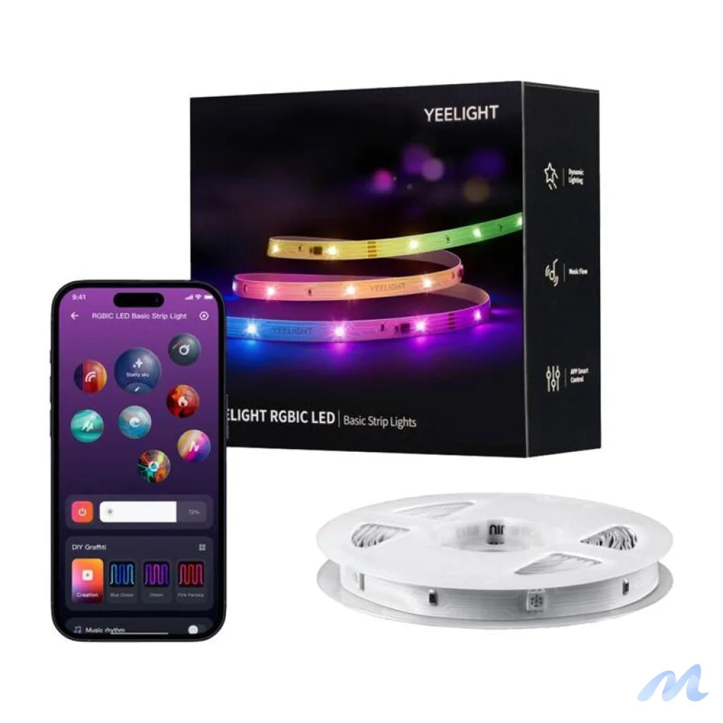 Pasek LED RGBIC Yeelight Led Basic Strip Lights 12m