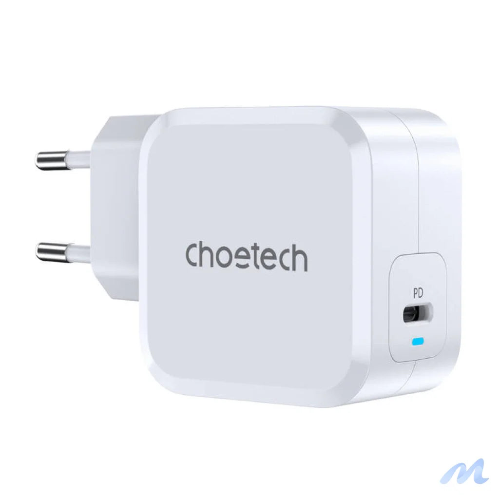 PD8007 USB-C PD45W power charger Choetech EU (white)