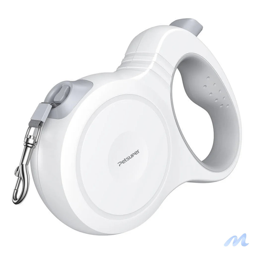 Petsuper Dog Automatic Retractable Leash 5m (white)