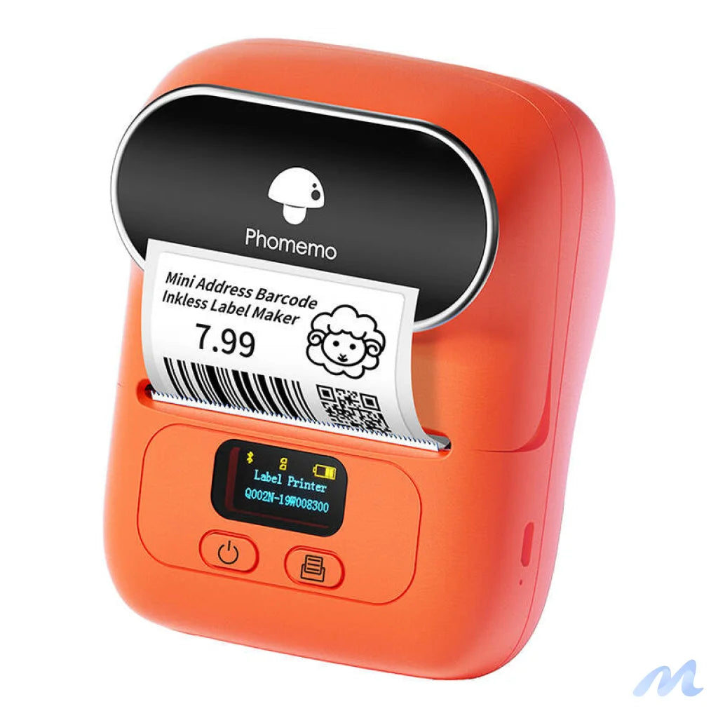 Phomemo M110 portable label printer (orange)