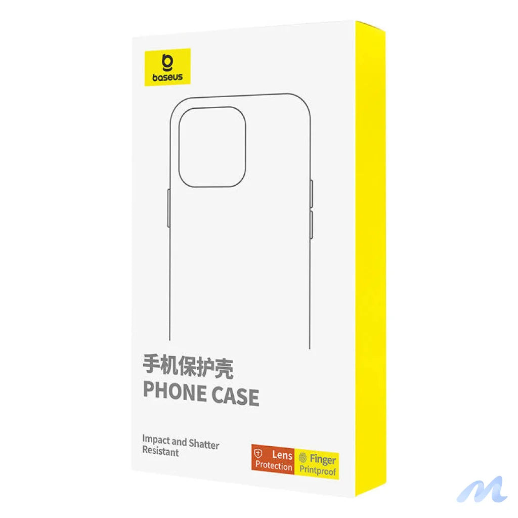 Phone Case with Stand Baseus SkyRing 360° for iP 15 +tempered-glass and cleaning kit (black)