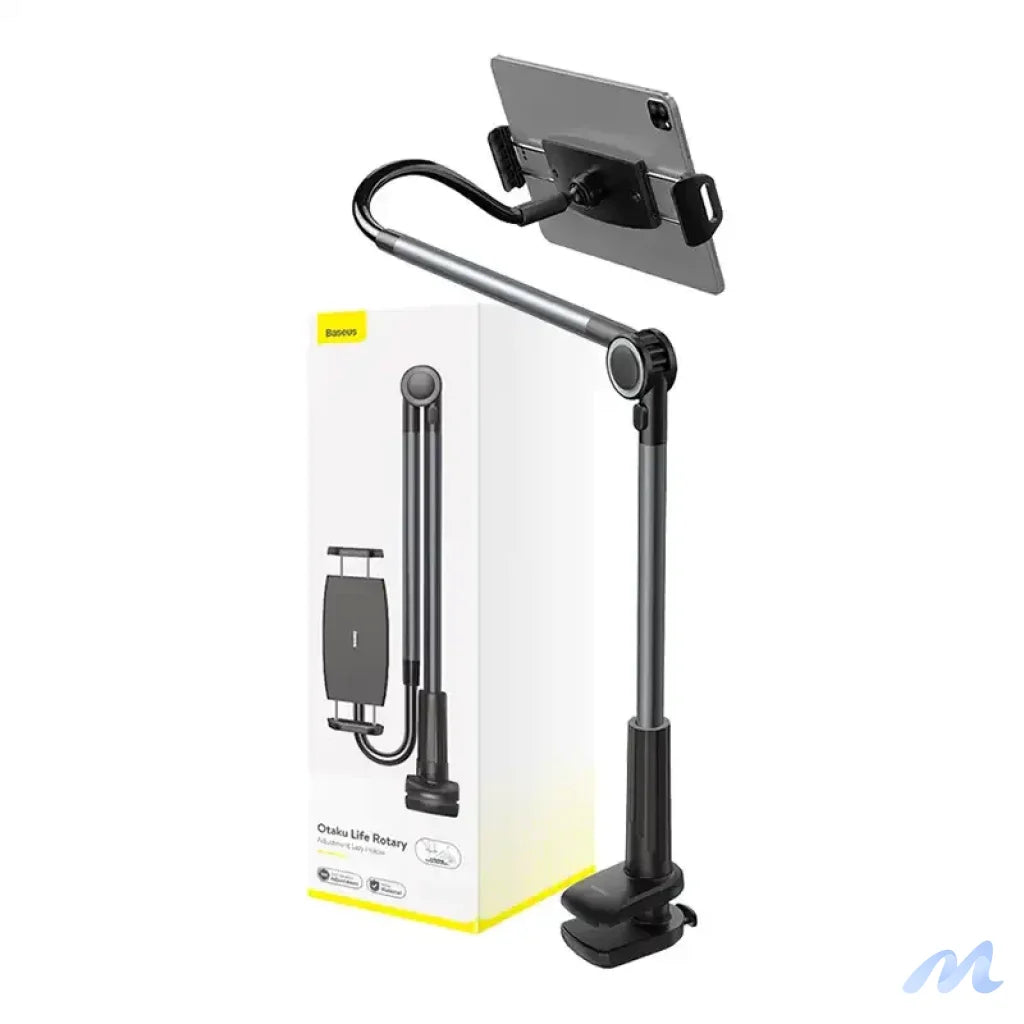 Phone / tablet rotary clip holder Baseus Otaku Life Rotary Pro (gray)