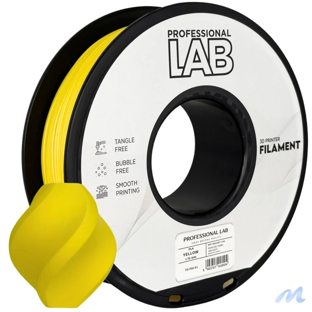 PLA is a basic and user-friendly filament, perfect for beginners. It prints easily, has good layer adhesion, and low warping.