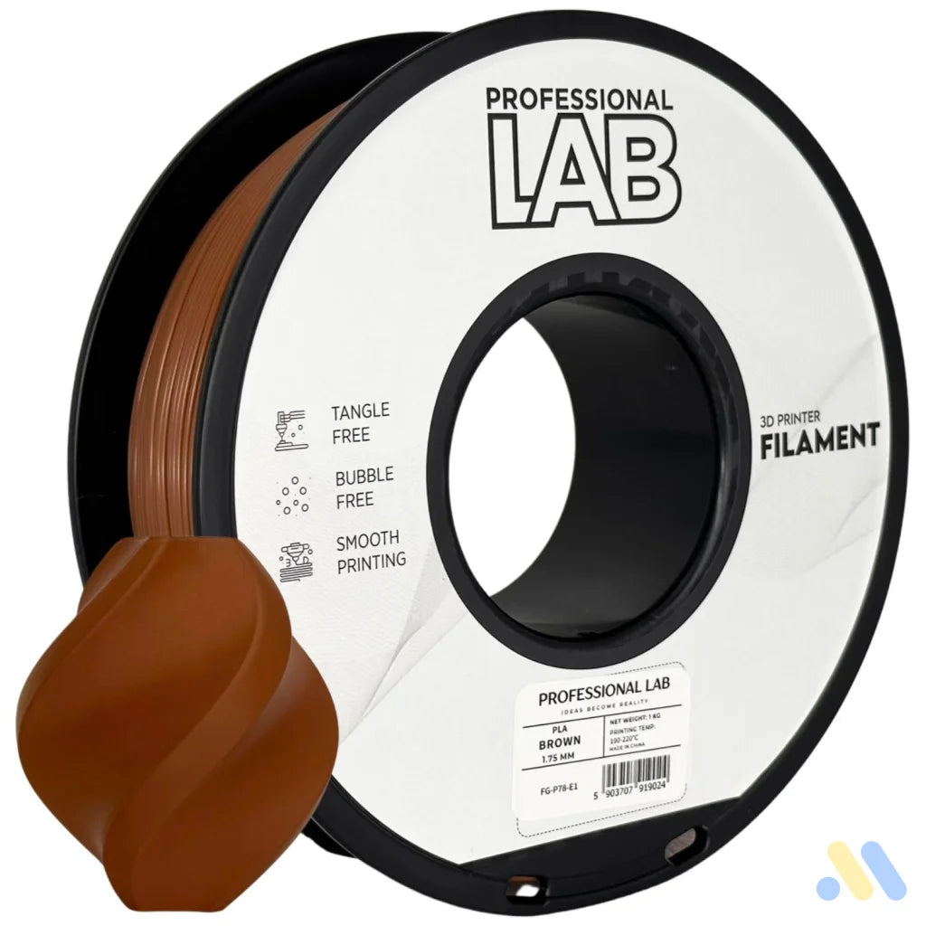 PLA is a basic and user-friendly filament, perfect for beginners. It prints easily, has good layer adhesion, and low warping.
