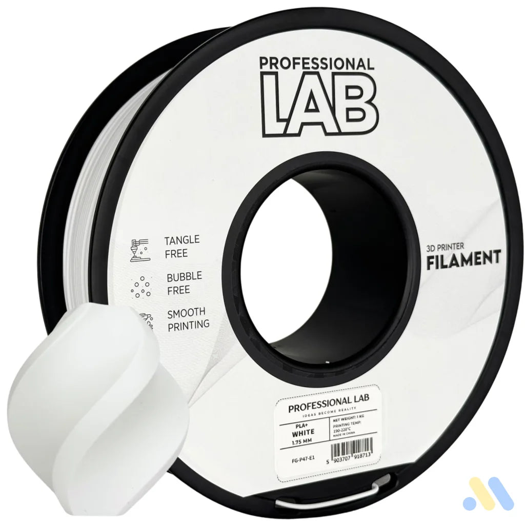 PLA+ is an enhanced version of standard PLA – more durable, less brittle, and more resistant to cracking while still maintaining easy printability.