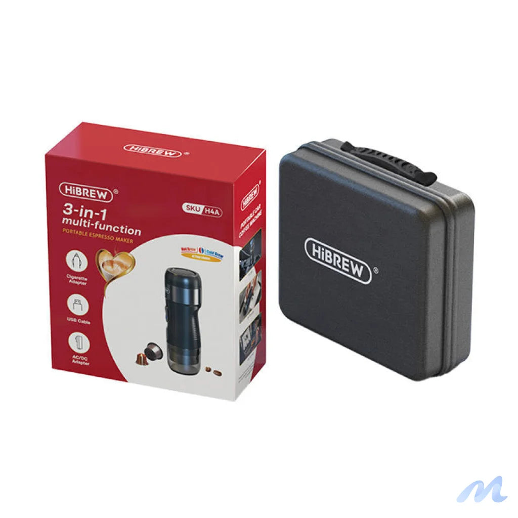 Portable 3-in-1 coffee maker with case 80W HiBREW H4A