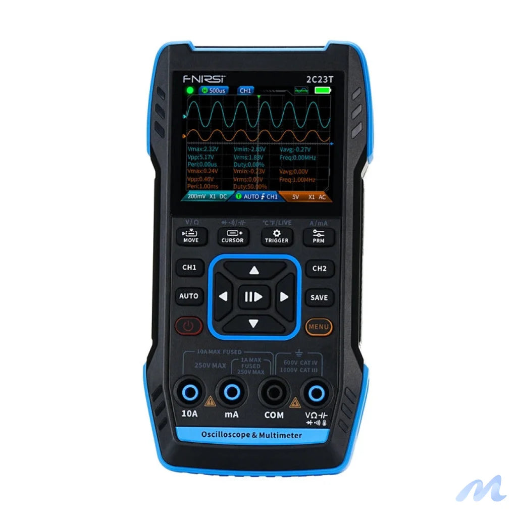 Portable 3-in-1 oscilloscope FNIRSI 2C23T multimeter signal generator