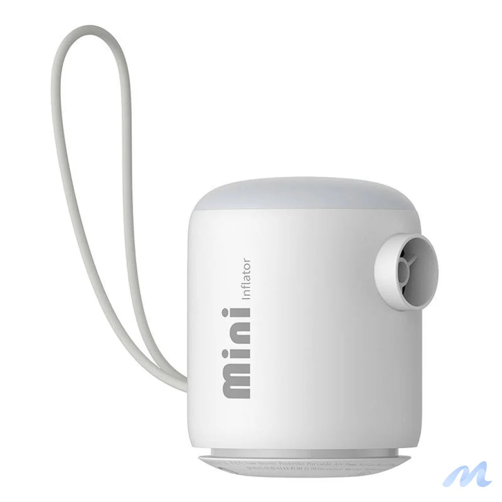 Portable Air Pump Baseus PocketGo (White)