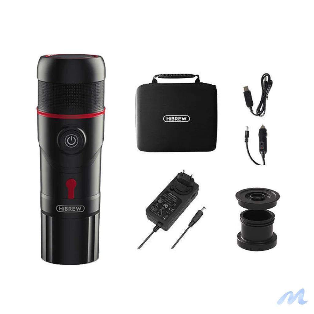 Portable coffee maker  3-in-1 with case HiBREW H4-premium  80W