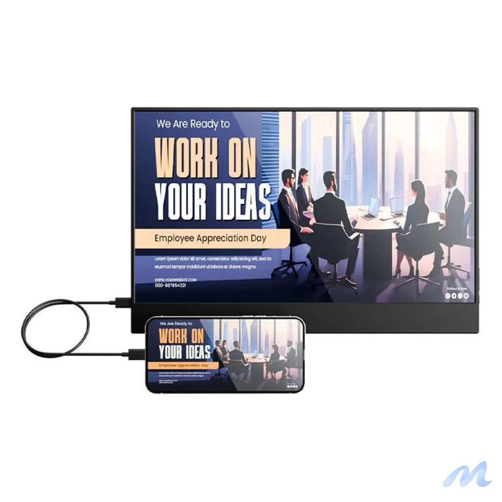 Portable Monitor Blitzwolf  PCM3-AIR USB-C HDR FHD Full HD 1080p14 inch