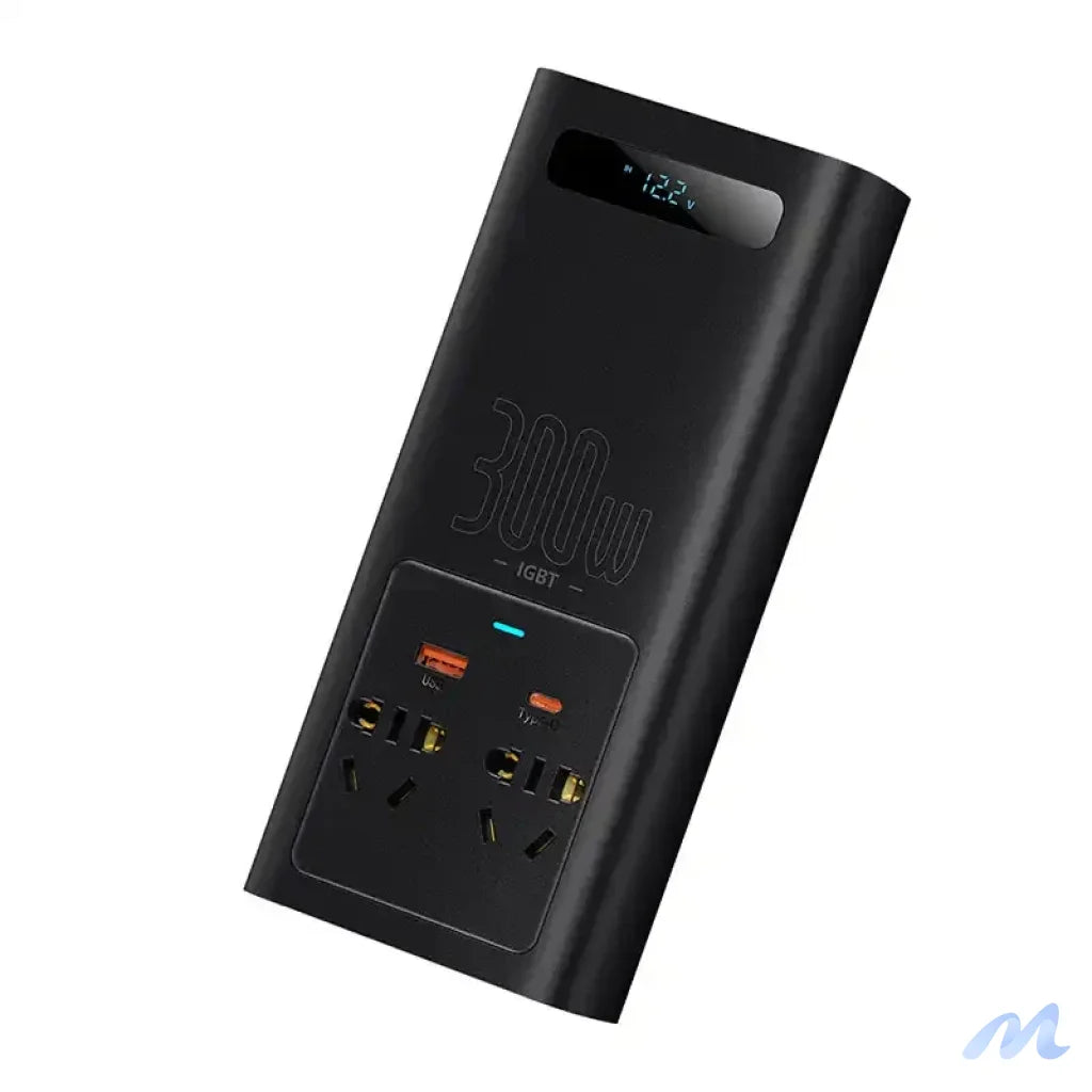 Power Inverter Baseus 300W (220V CN/EU) (black)