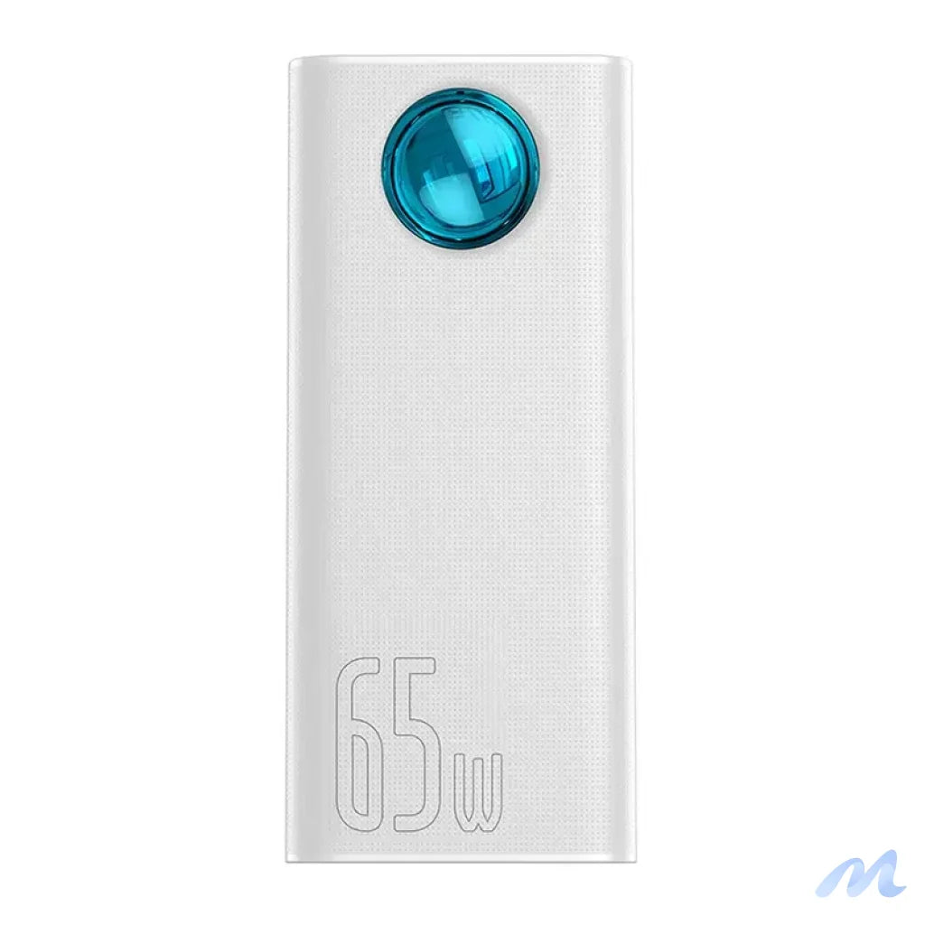 Powerbank Baseus Amblight 30000mAh, 4xUSB, USB-C, 65W (white)