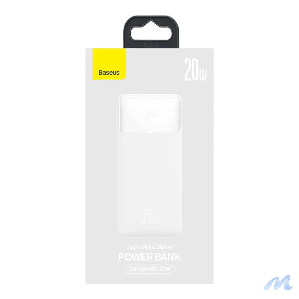 Powerbank Baseus Bipow 10000mAh, 20W (white)