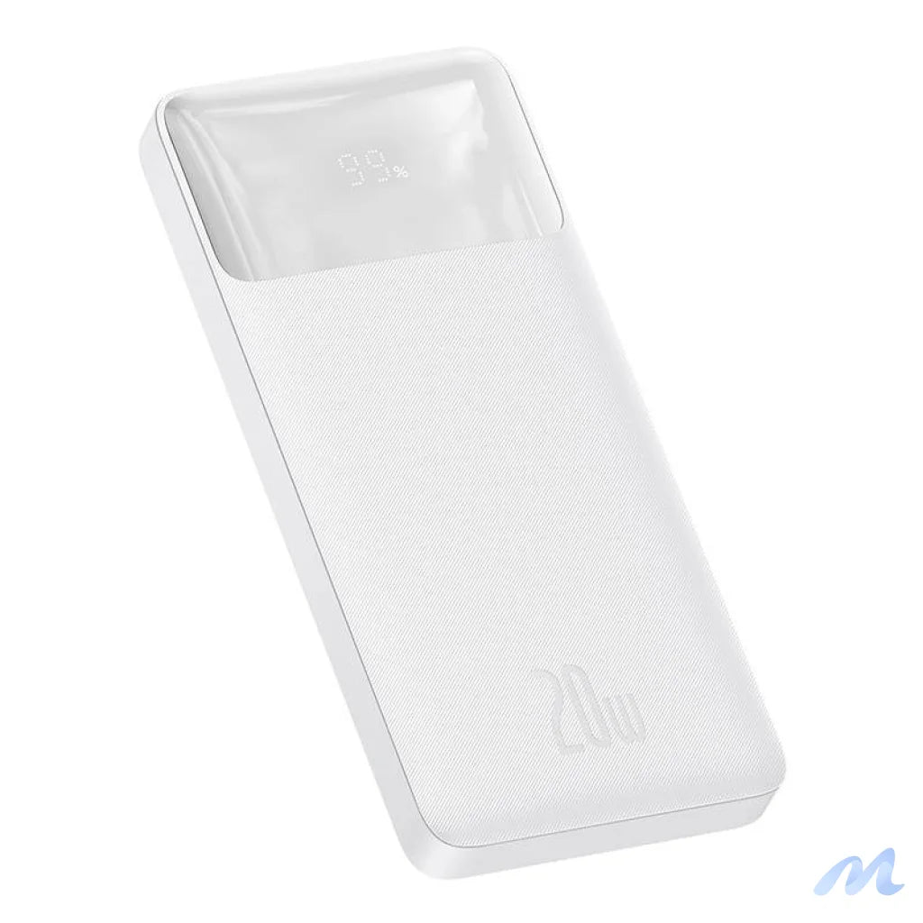 Powerbank Baseus Bipow 10000mAh, 20W (white)
