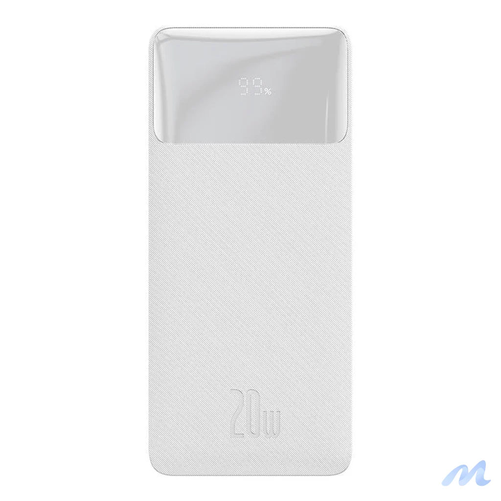 Powerbank Baseus Bipow 10000mAh, 20W (white)