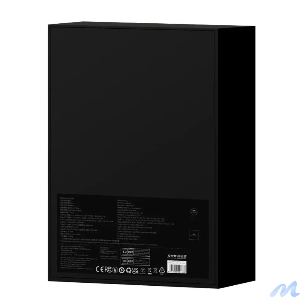 Powerbank Baseus Blade 20000mAh 2xUSB, 2xUSB-C + cable USB-C 100W (black)