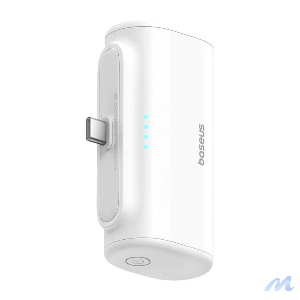 Powerbank Baseus Compact 5000mAh, 20W, USB-C (biały)