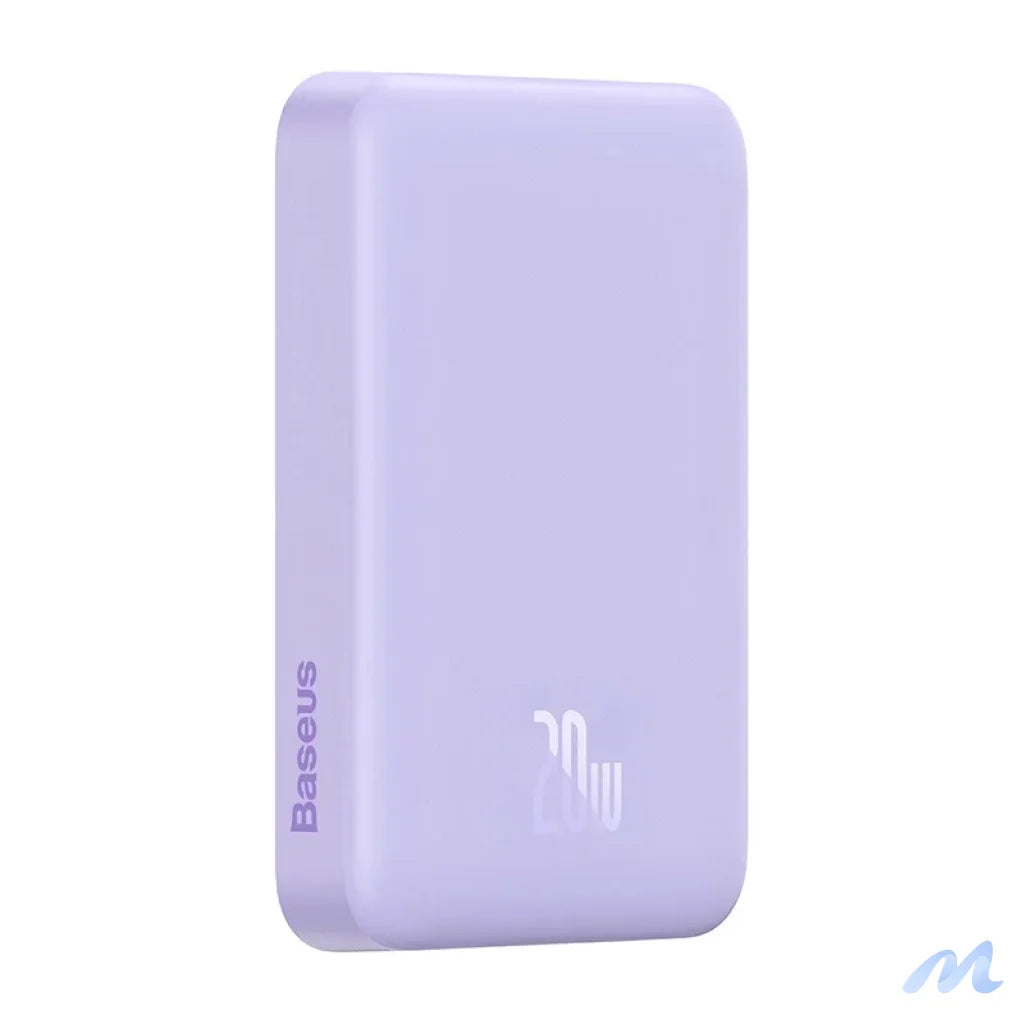 Powerbank Baseus Magnetic Mini 10000mAh, USB-C 20W MagSafe (purple)