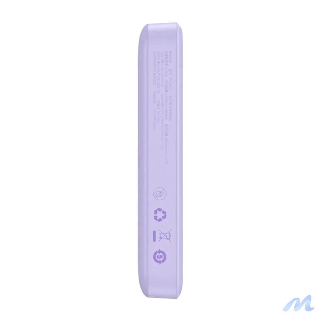 Powerbank Baseus Magnetic Mini 10000mAh, USB-C 20W MagSafe (purple)