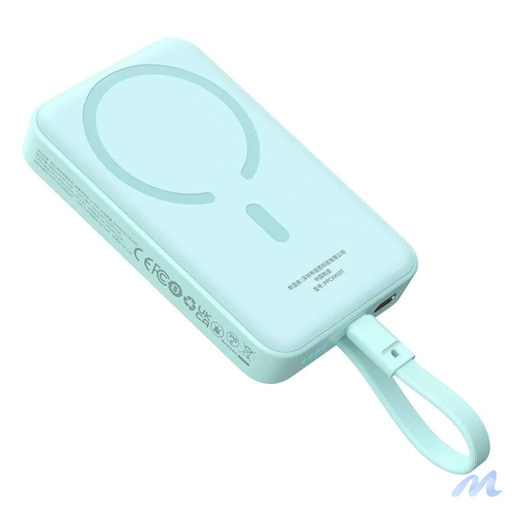 Powerbank Baseus Magnetic Mini 10000mAh, USB-C 30W MagSafe (blue)