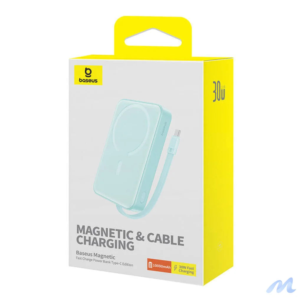 Powerbank Baseus Magnetic Mini 10000mAh, USB-C 30W MagSafe (blue)