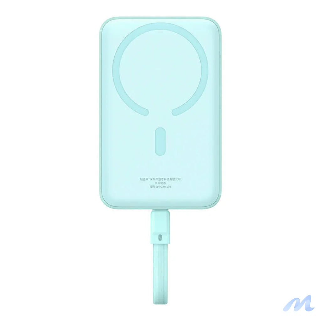 Powerbank Baseus Magnetic Mini 10000mAh, USB-C 30W MagSafe (blue)