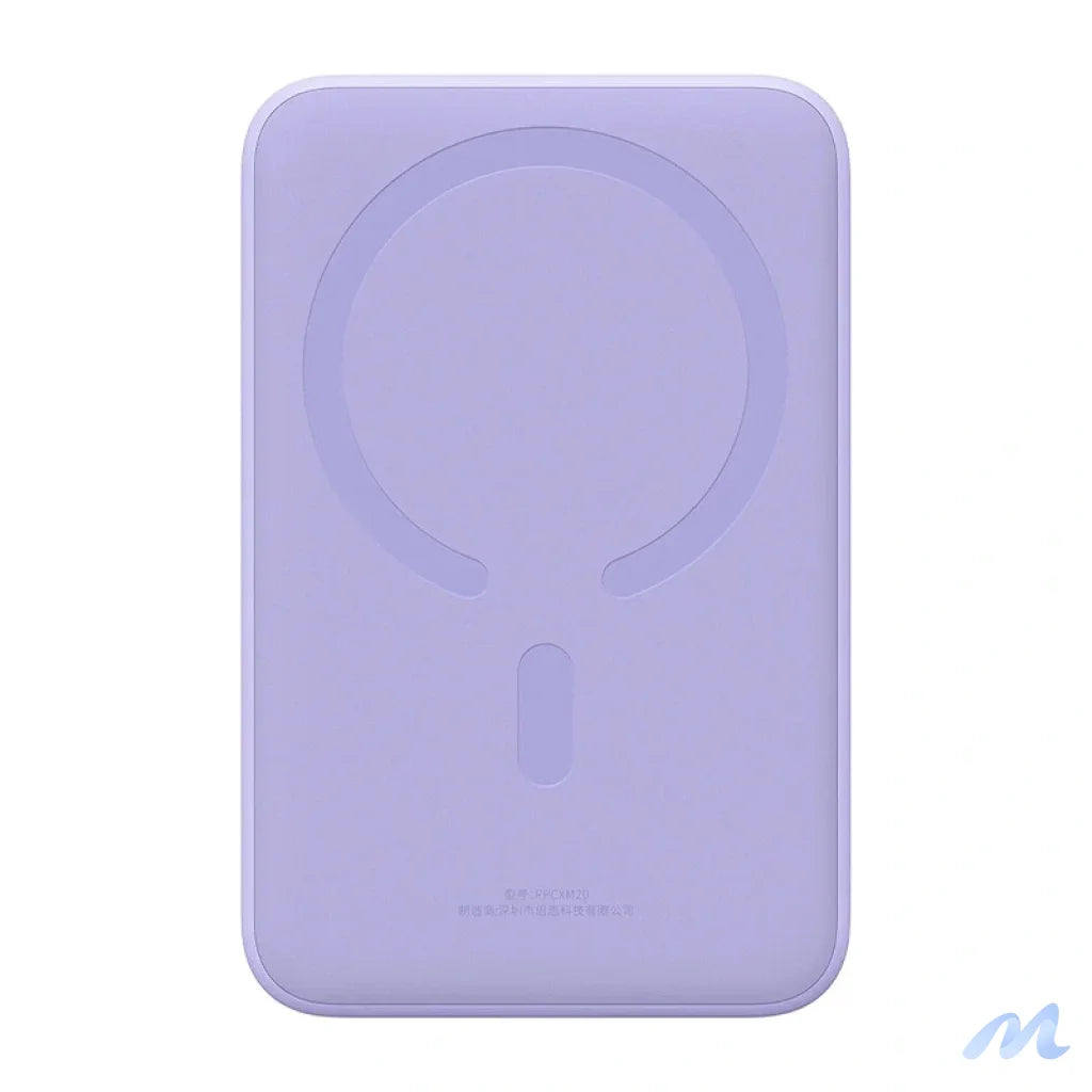 Powerbank Baseus Magnetic Mini 20000mAh, USB-C 20W MagSafe (purple)