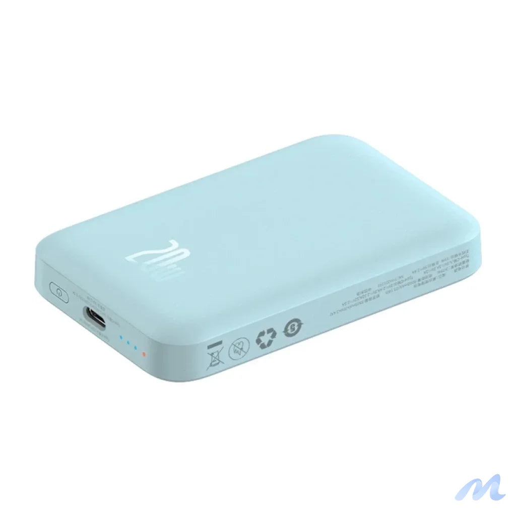 Powerbank Baseus Magnetic Mini 6000mAh, USB-C 20W MagSafe (blue)