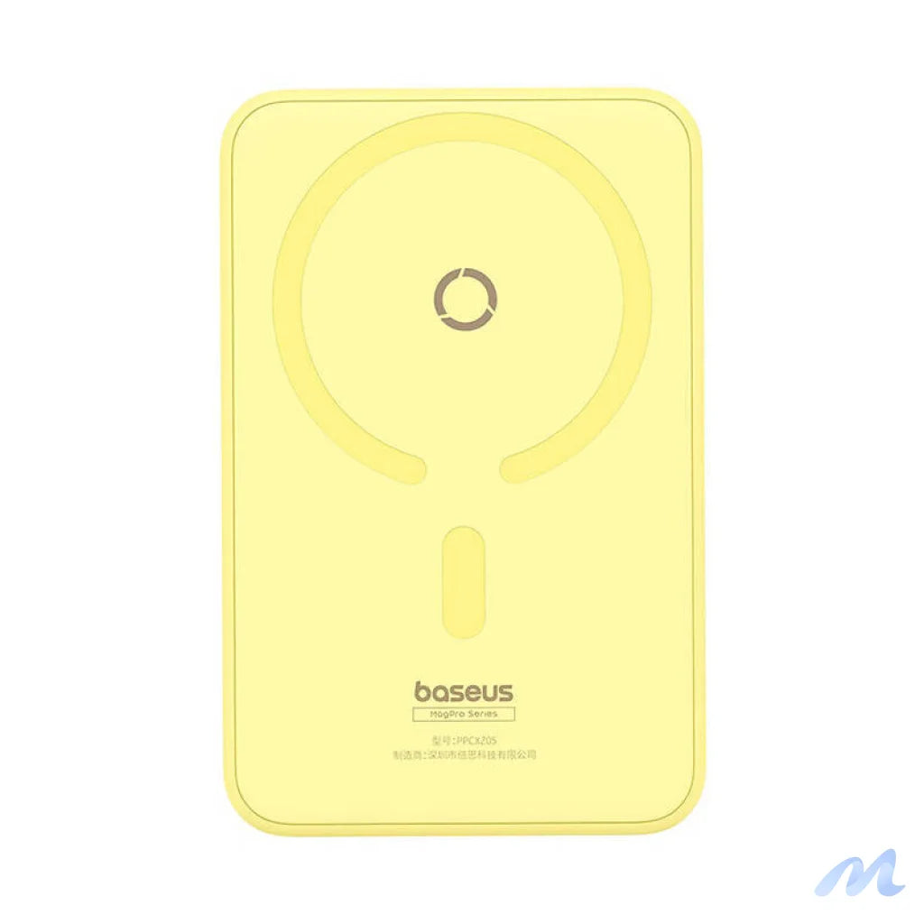 Powerbank Baseus MagPro Magnetic 5000mAh 20W, MagSafe (yellow)
