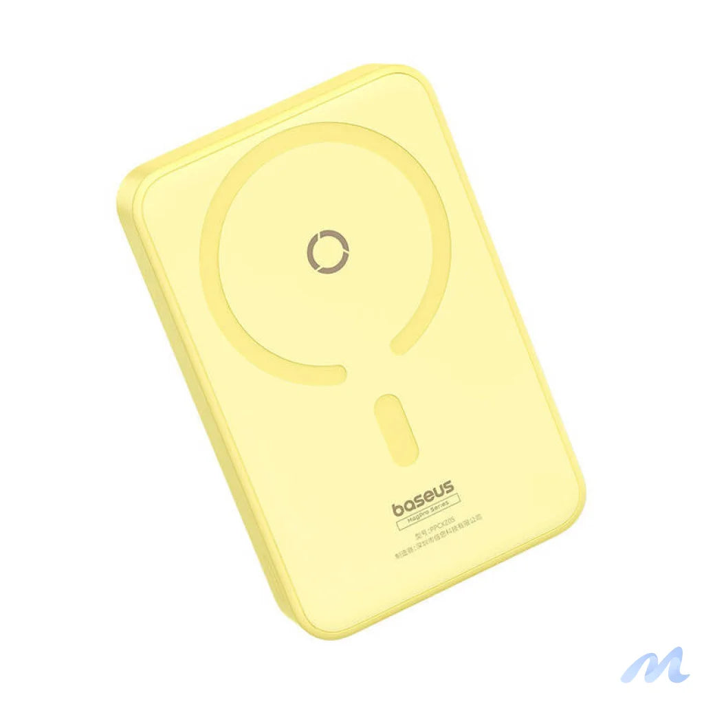 Powerbank Baseus MagPro Magnetic 5000mAh 20W, MagSafe (yellow)