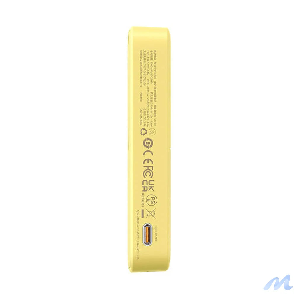 Powerbank Baseus MagPro Magnetic 5000mAh 20W, MagSafe (yellow)