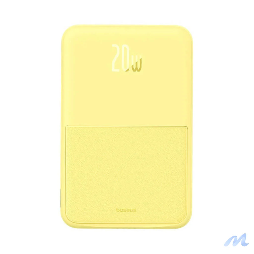 Powerbank Baseus MagPro Magnetic 5000mAh 20W, MagSafe (yellow)