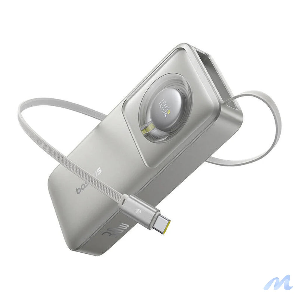 Powerbank Baseus OS Free2Pull 10000mAh 30W +cable (grey)