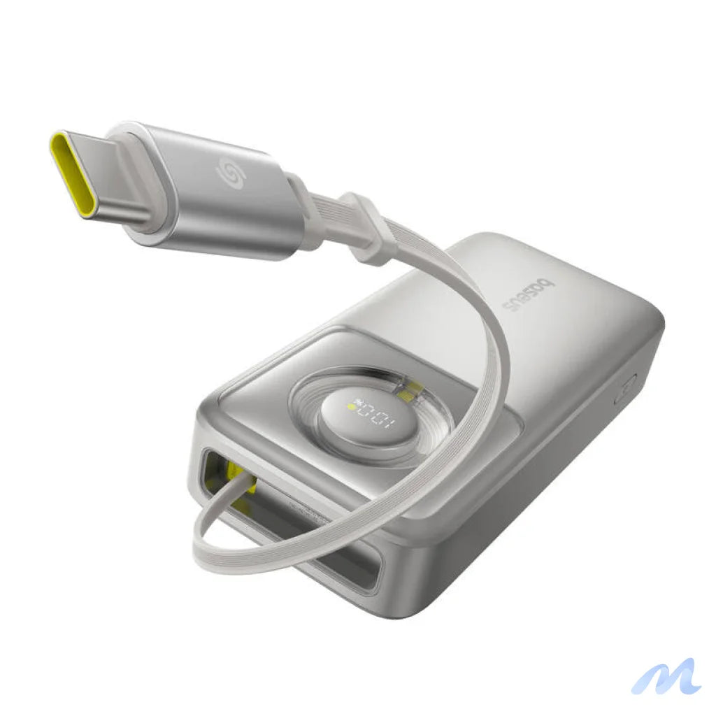 Powerbank Baseus OS Free2Pull 20000mAh 65W + cable (szary)