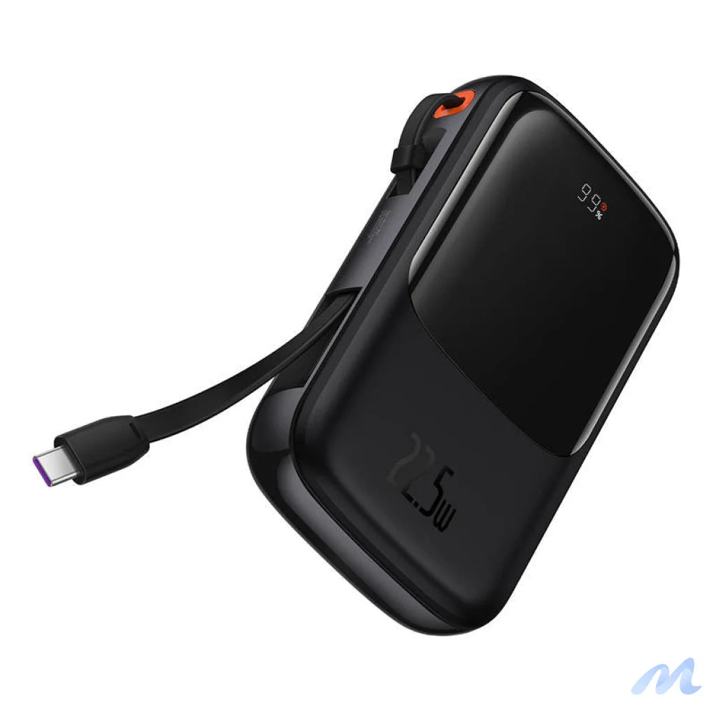 Powerbank Baseus Qpow PRO with cable, 10000mAh, 22.5W (Black)