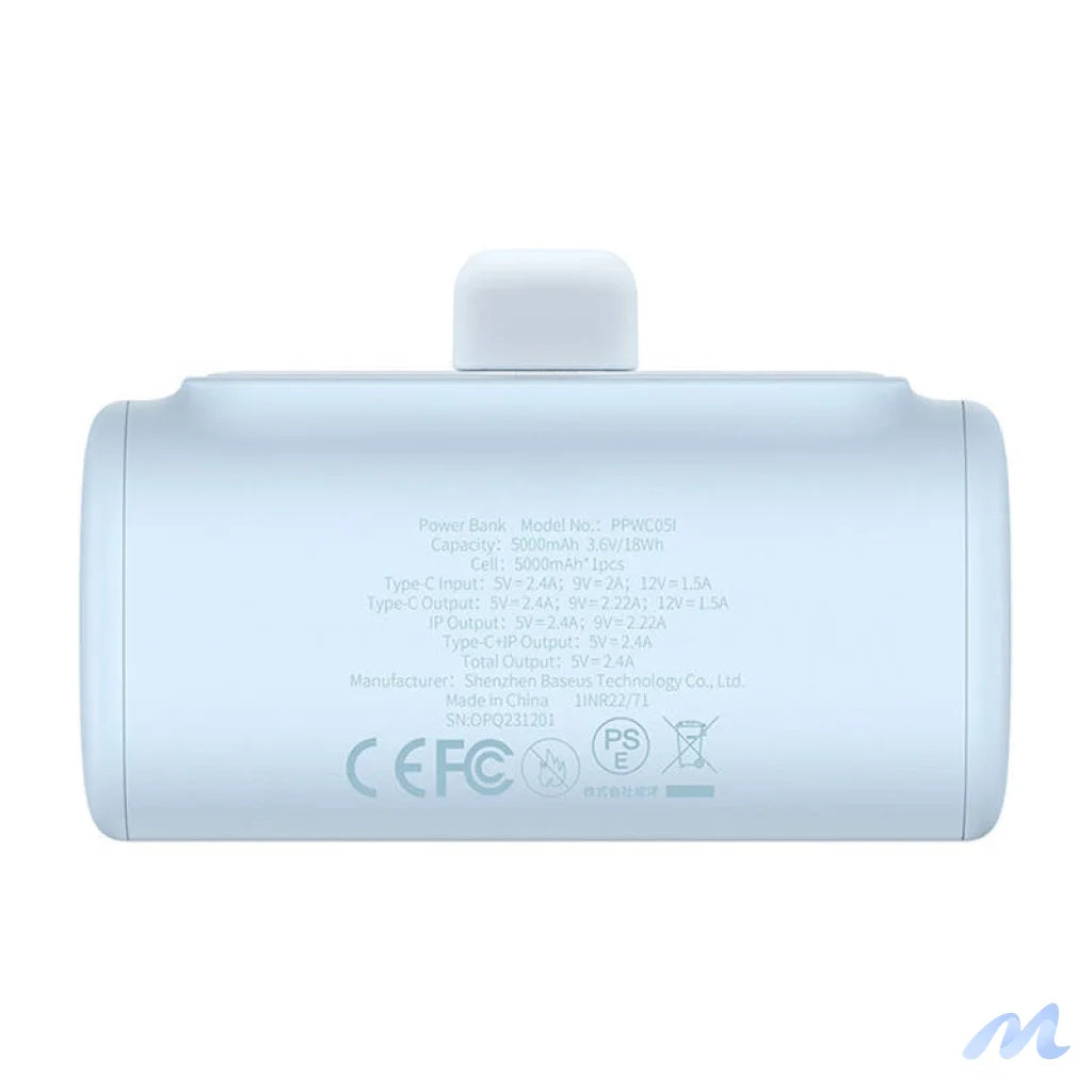 Powerbank OS-Baseus Compact IP 5000mAh 20W (blue)