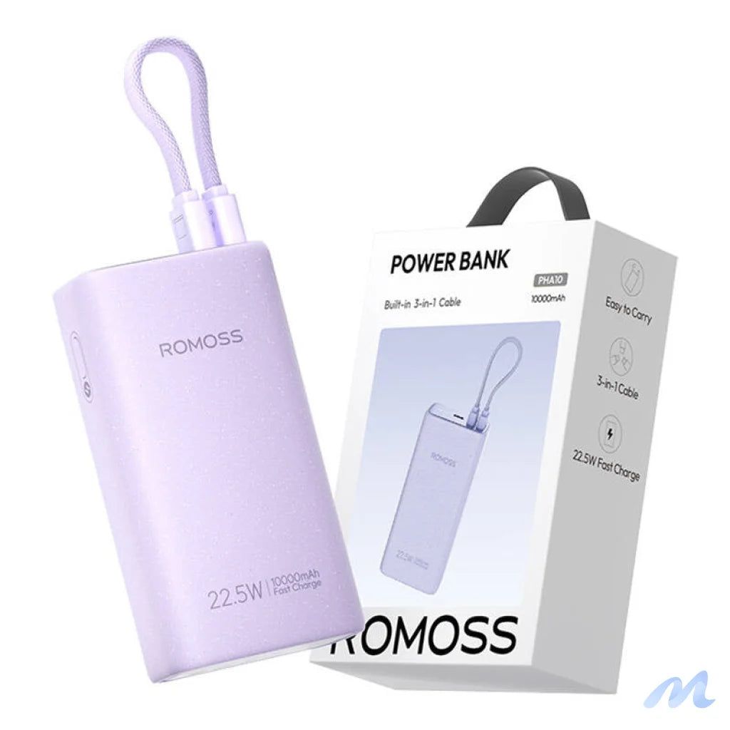 Powerbank Romoss PHA10 10000mAh 22.5W (purple)