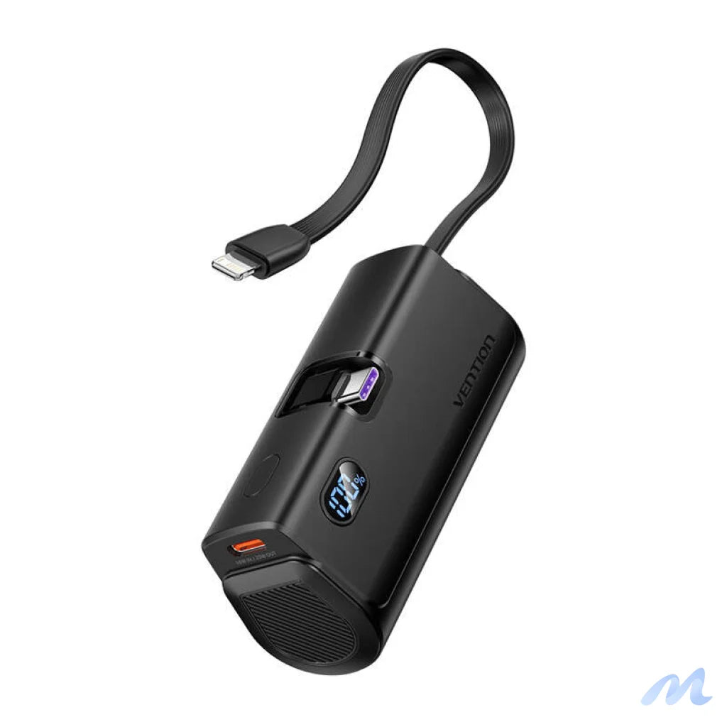 Powerbank Vention LED display 4800mAh 22.5W FHQB0 (black)