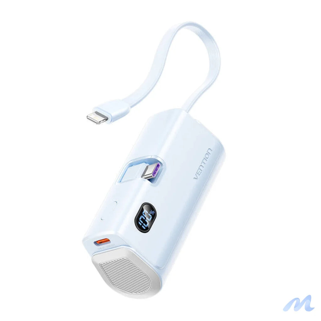 Powerbank Vention LED display 4800mAh 22.5W FHQL0 (blue)