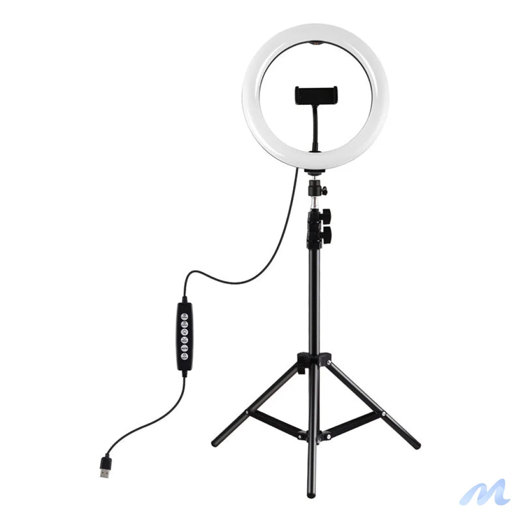 Puluz 1.1m tripod with RGBW LED lighting 26cm vlog / stream / smartphone PKT3044