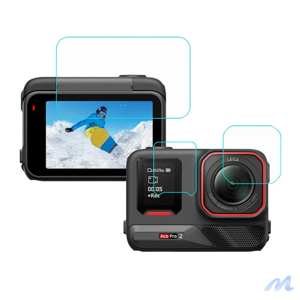 Puluz 3-in-1 protective film for Insta 360 Ace Pro 2