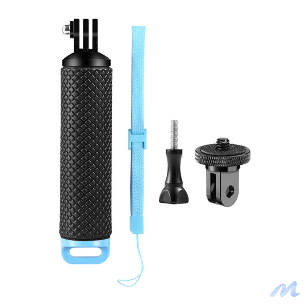 Puluz buoyancy mount for sports cameras and phones (DJI, GoPro, Insta360) (black)