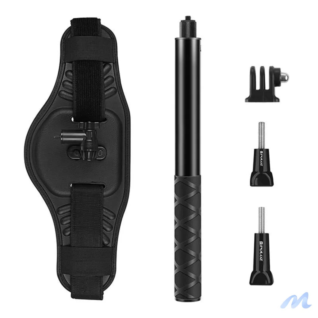 Puluz photo belt with selfie stick for sports cameras (DJI Action, GoPro, Insta360)
