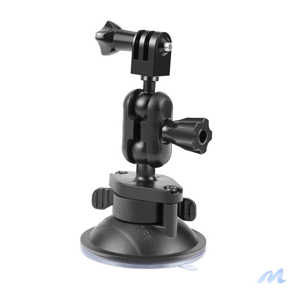 PULUZ suction cup mount for sports cameras (DJI, GoPro, Insta360) PU545B (black)