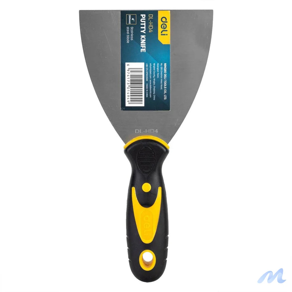 Putty Trowel 4'' Deli Tools EDL-HD4 (yellow)