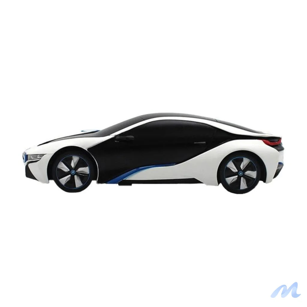 RASTAR R/C 1:24 BMW i8 remote controlled car- UV-sensitive (white and yellow)