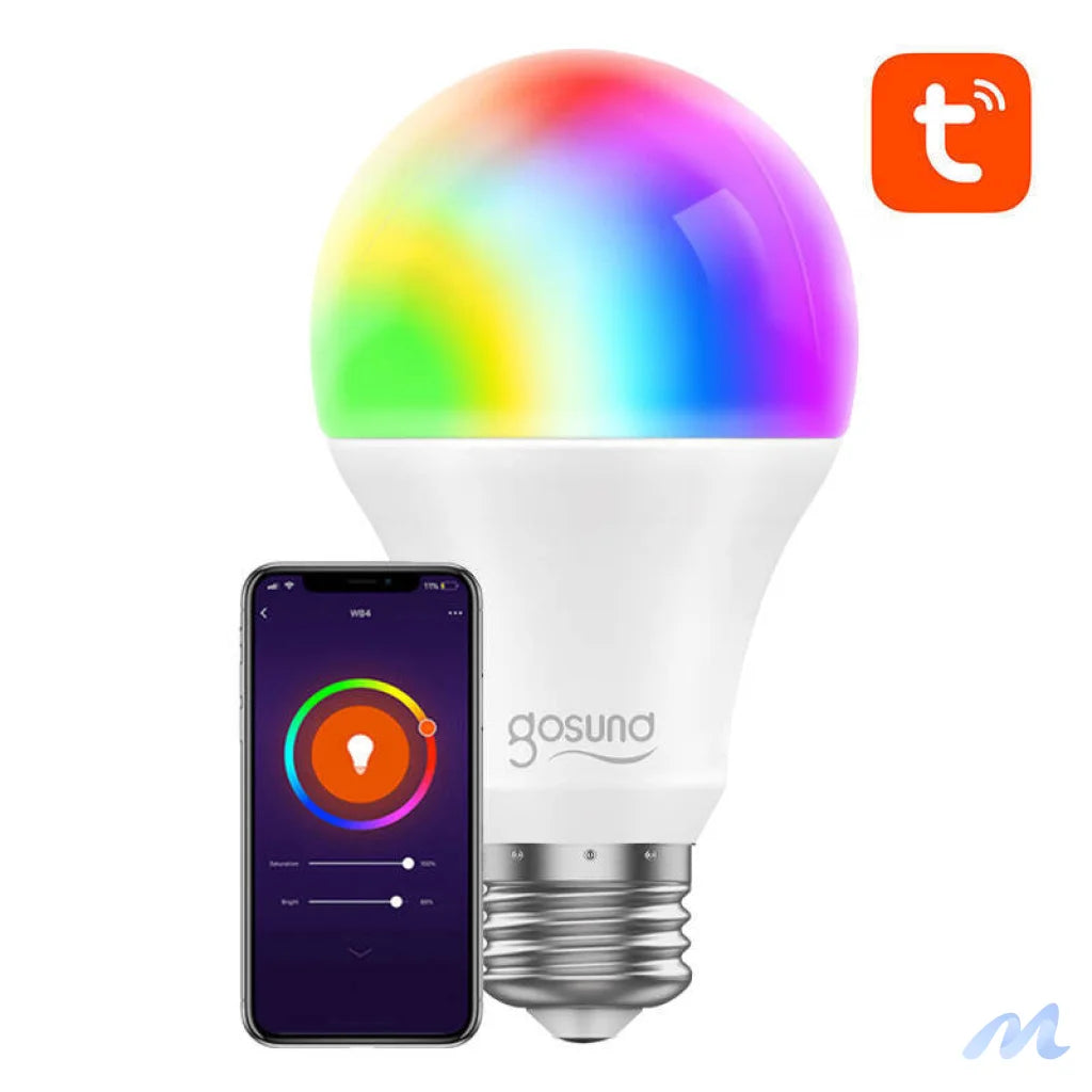 RGB Gosund WB4 8W 800lm Tuya smart LED bulb