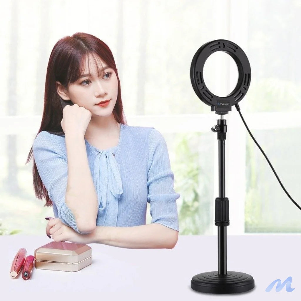 Ring LED lamp Puluz with adjustable base PU391