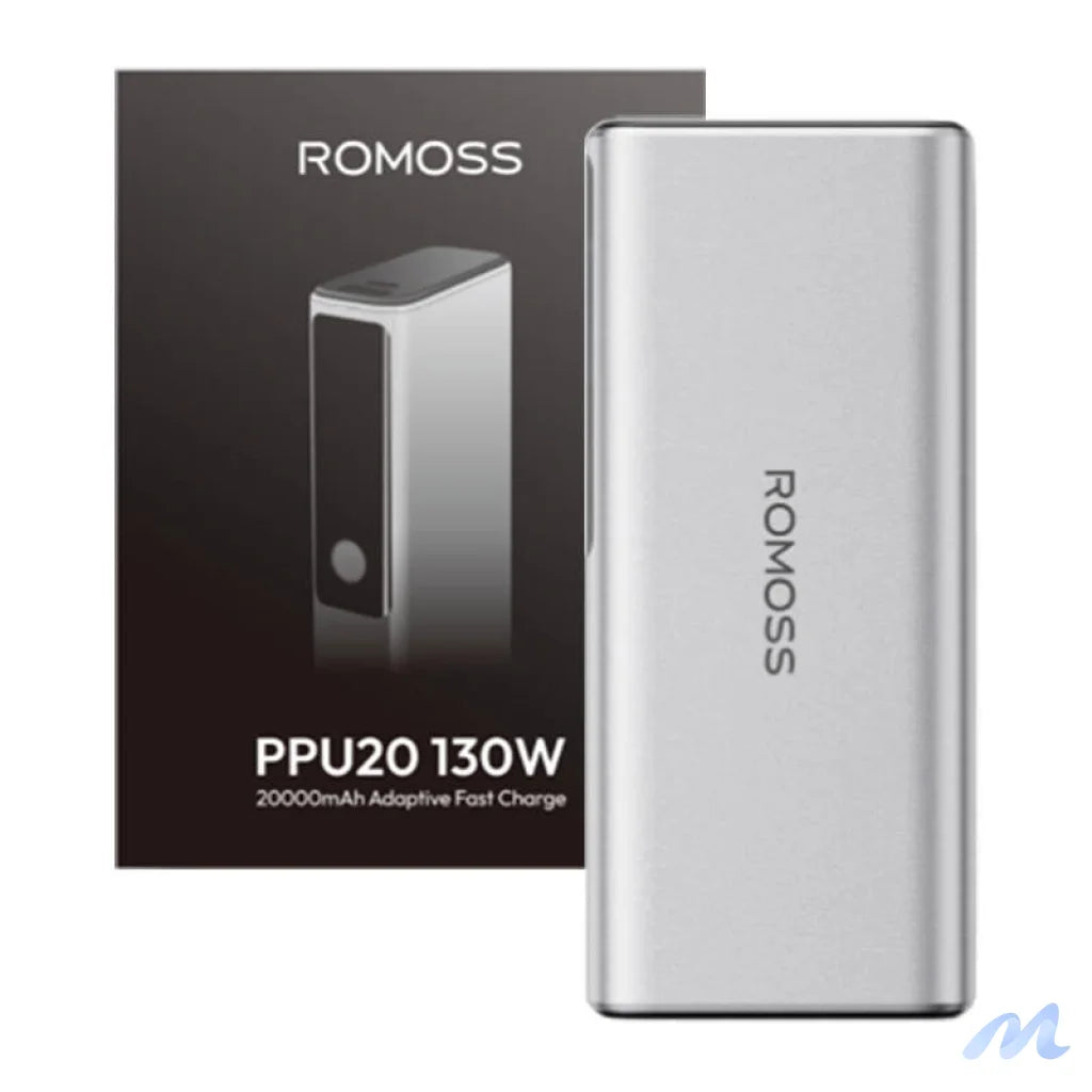 Romoss PPU20 20000mAh 130W Powerbank (silver)